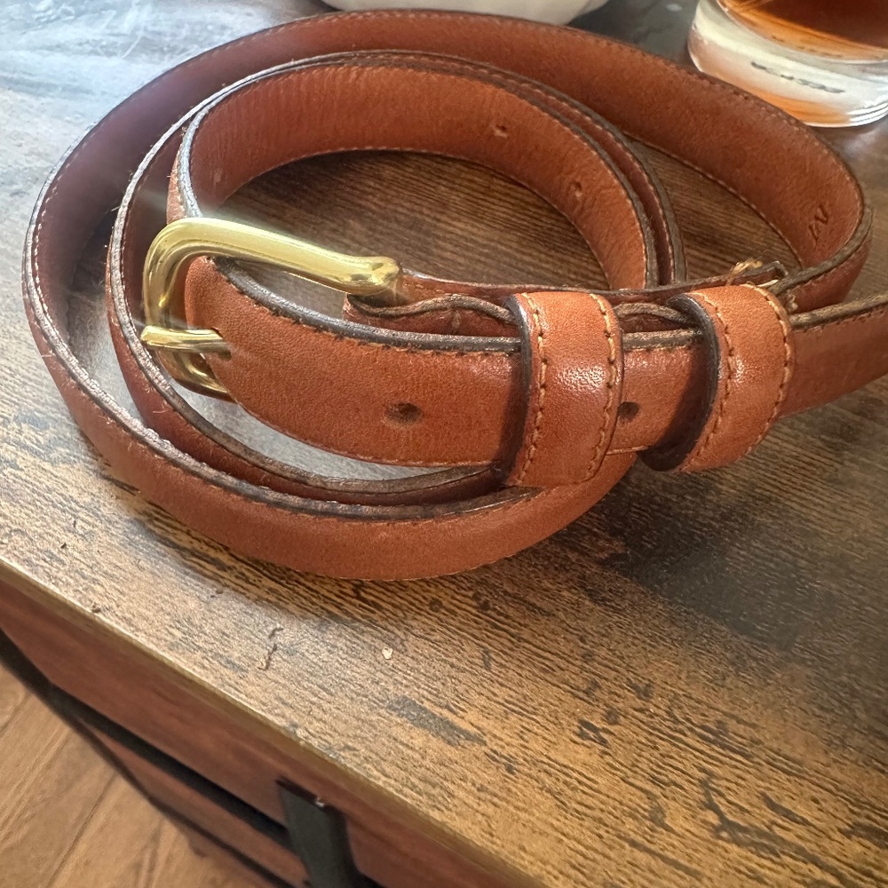 J Crew Leather Belt